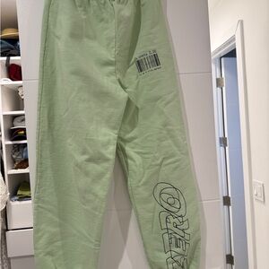 Zero Light Green Girls' Joggers